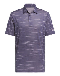 Adidas Men's Ultimate365 Mesh Glimmer Print Polo - S / Preloved Violet