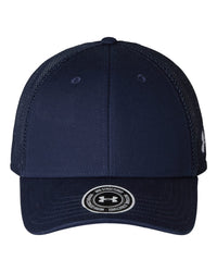 Under Armour Team Mid Trucker Cap - ADJUSTABLE / Midnight Navy/ Midnight Navy/ White