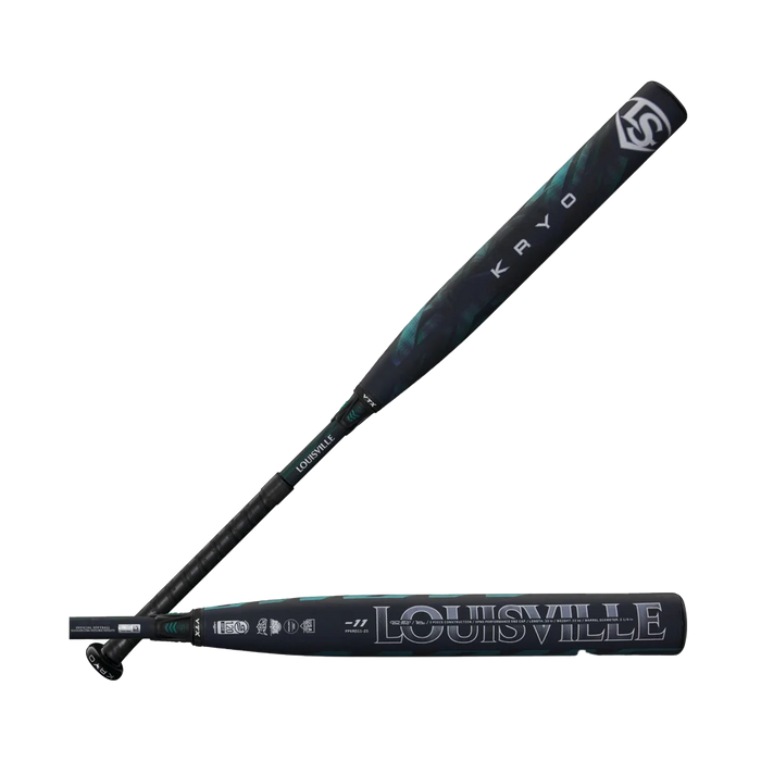 2025 Louisville Slugger Kryo Fastpitch Softball Bat Black