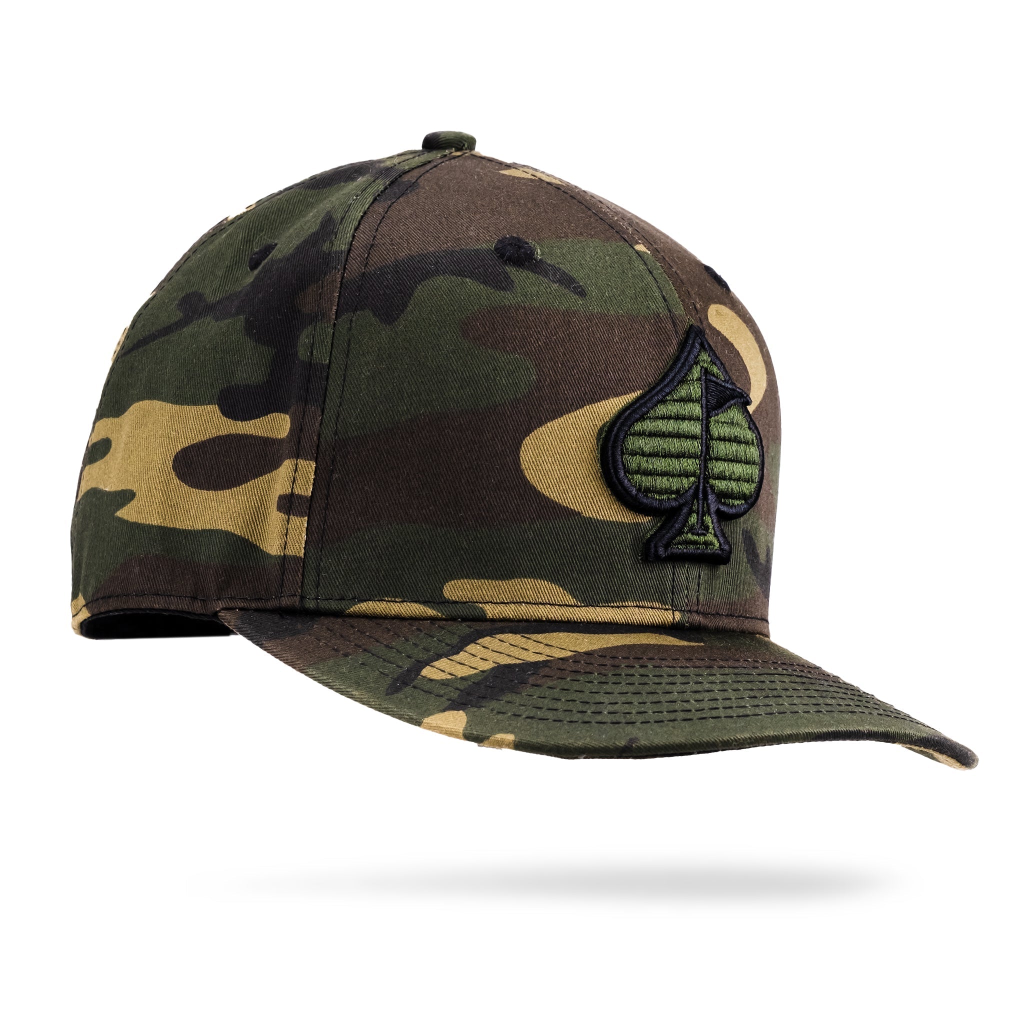 Gorra Snapback Spade - Camuflaje verde