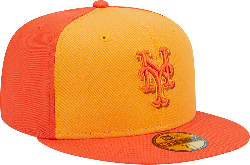 New Era Men's New York Mets Tri-Tone Team 59FIFTY Fitted Hat