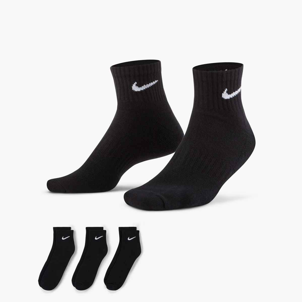 Nike Men's Everyday Cushioned Training Ankle Socks (3 Pairs)