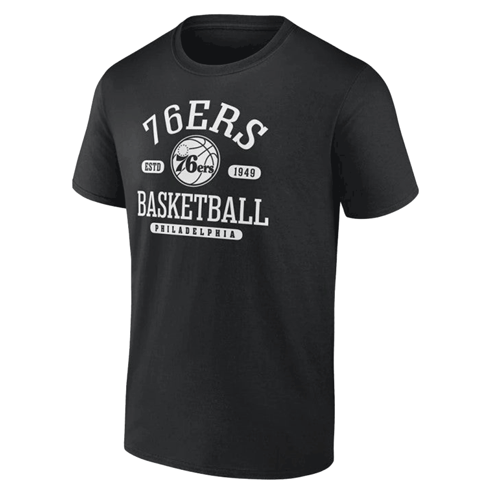 Philadelphia 76ers Calling Plays Black T-Shirt