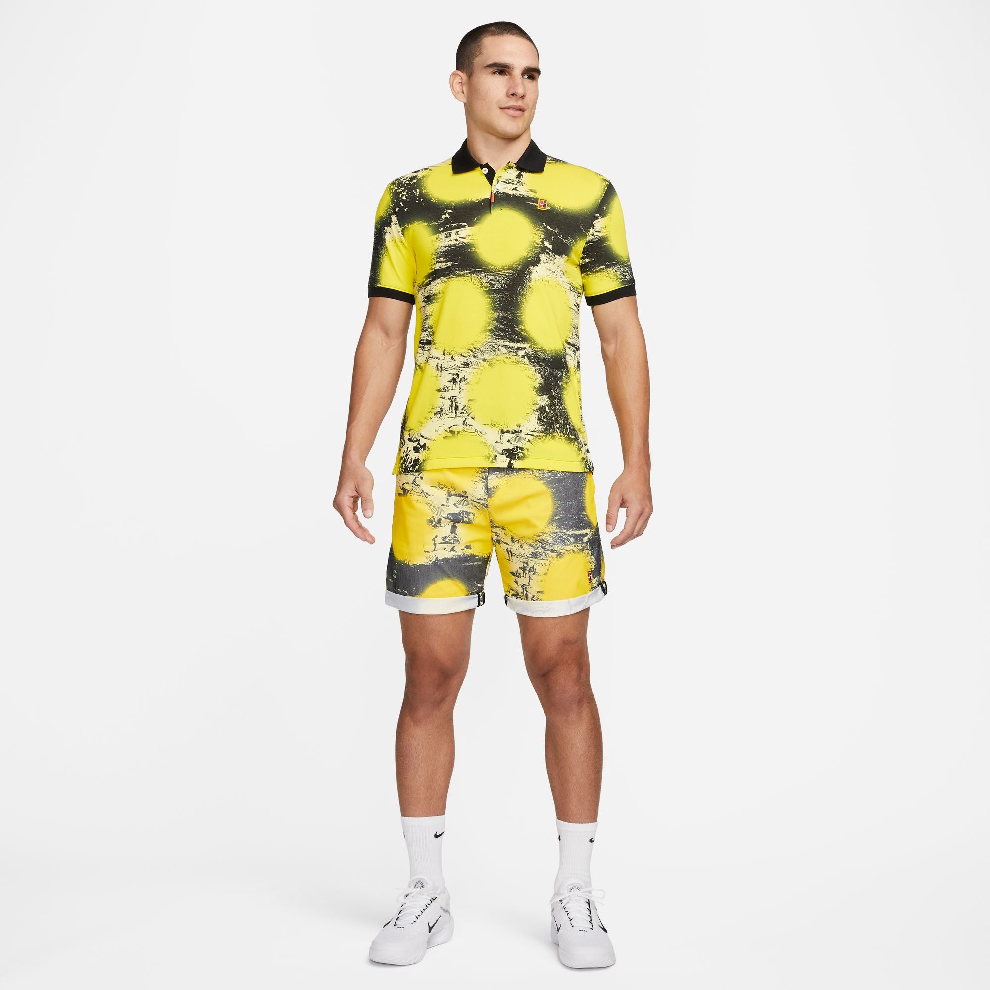 The Nike Men's Polo Printed Slim-Fit Polo