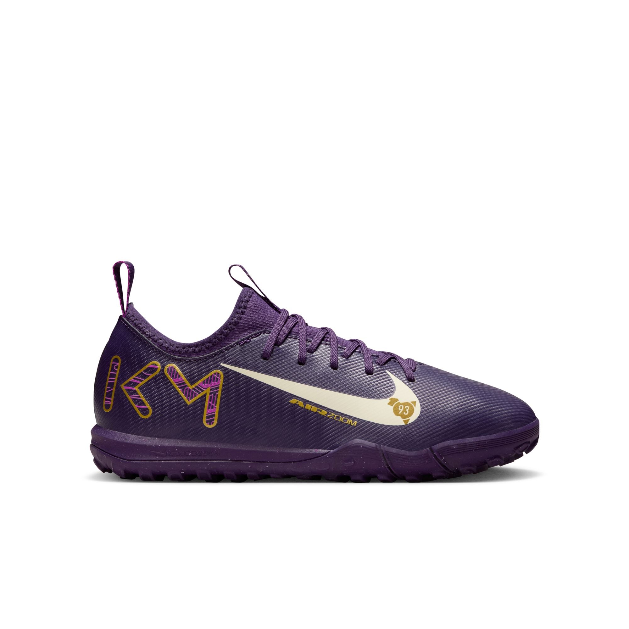 Botas de fútbol Nike Jr. Mercurial Vapor 16 Academy "Kylian Mbappé" TF para niños grandes, caña baja