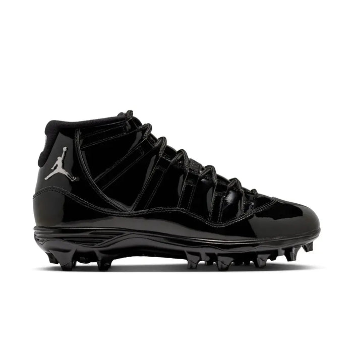 Jordan 11 Mid TD Men's Football Cleats Black Color
