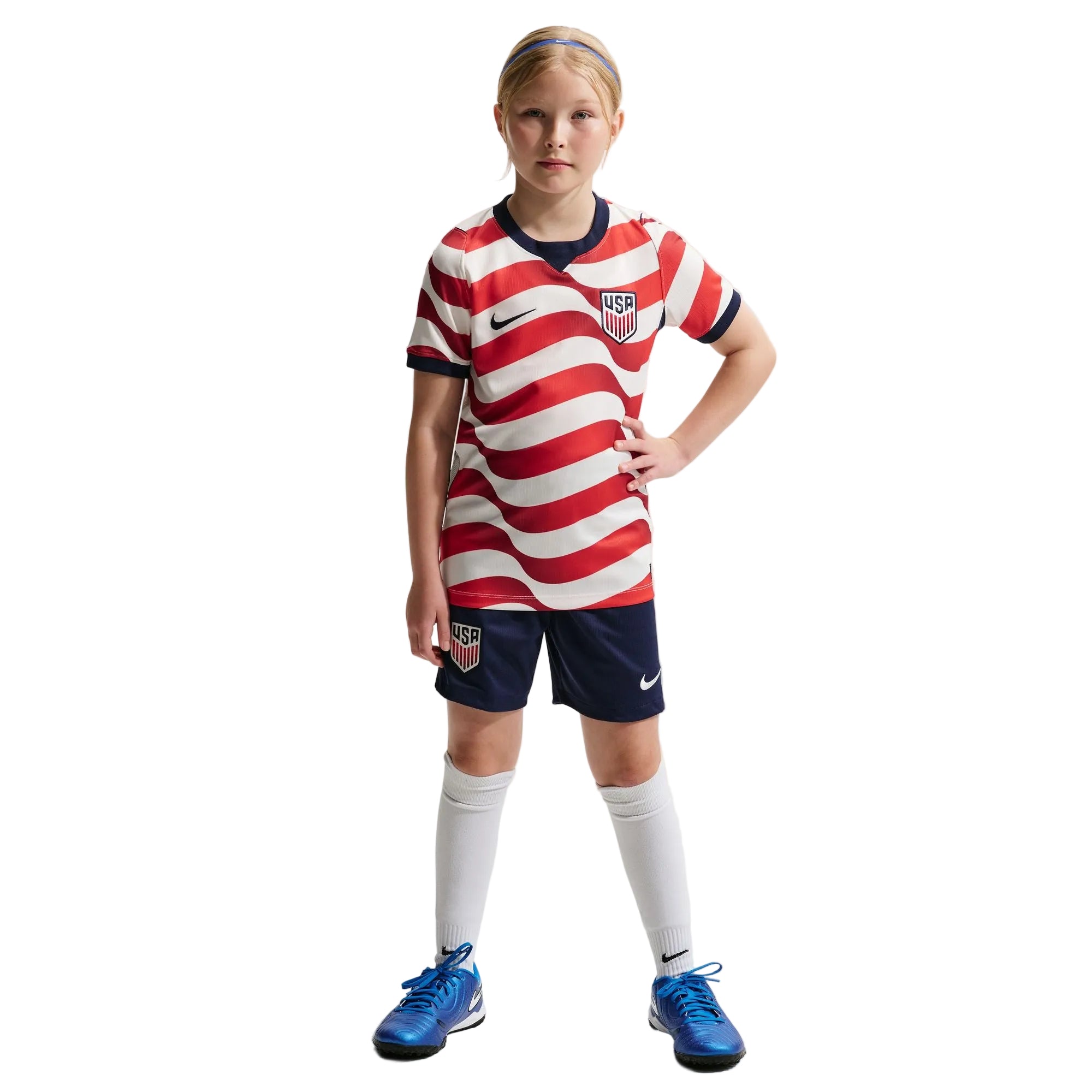 USMNT 2026 Stadium Home Big Kids' Nike Dri-FIT Soccer Replica Jersey