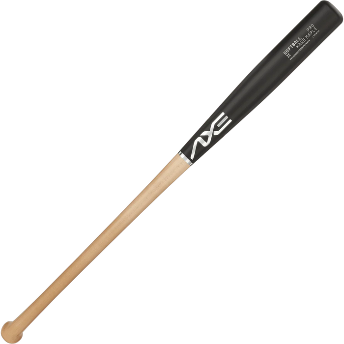AXE Pro Hard Maple Wood Slowpitch Softball Bat USA/ASA Black Color