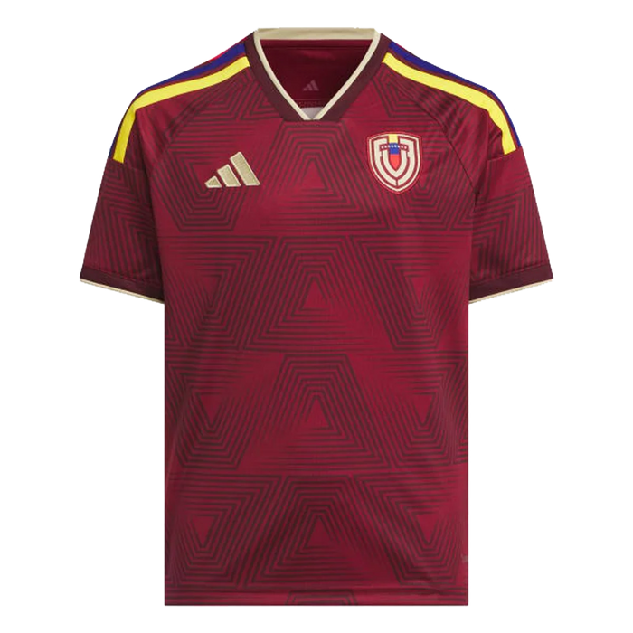 Adidas Kids Venezuela 26 Home Kids Jersey Maroon color