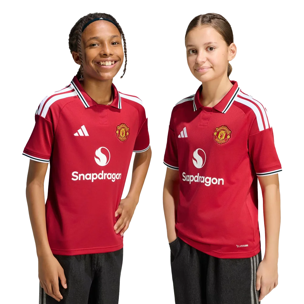 Adidas Kids Manchester United 26/27 Home Jersey Red Color