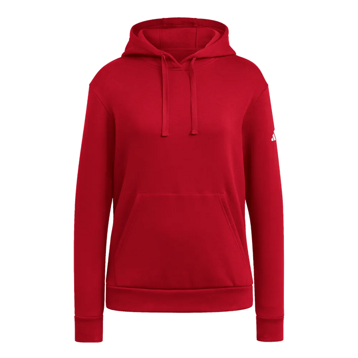 Adidas Women's Fleece Pullover Hoodie color red