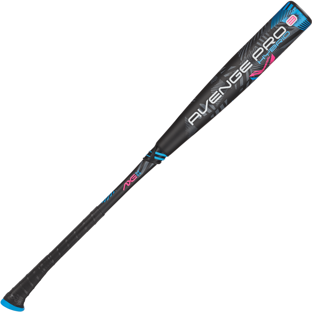 Bate de béisbol híbrido Axe Avenge Pro 3 BBCOR -3 | Mango estándar
