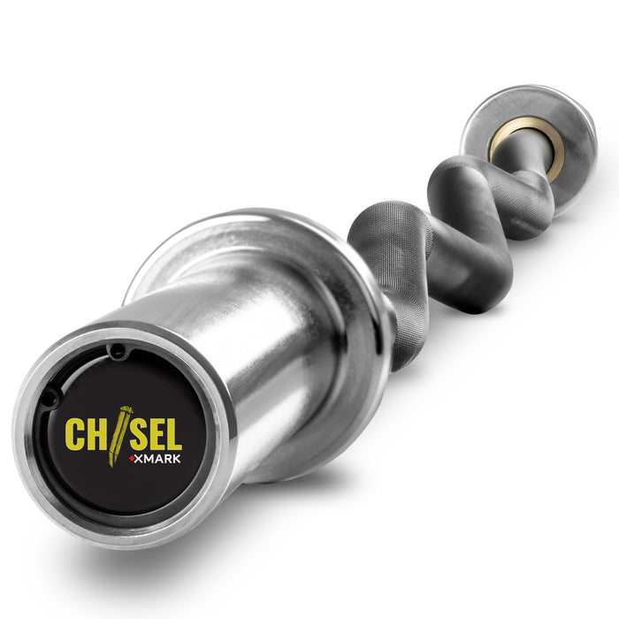 Barra Chisel Olympic EZ Curl, 47 pulgadas