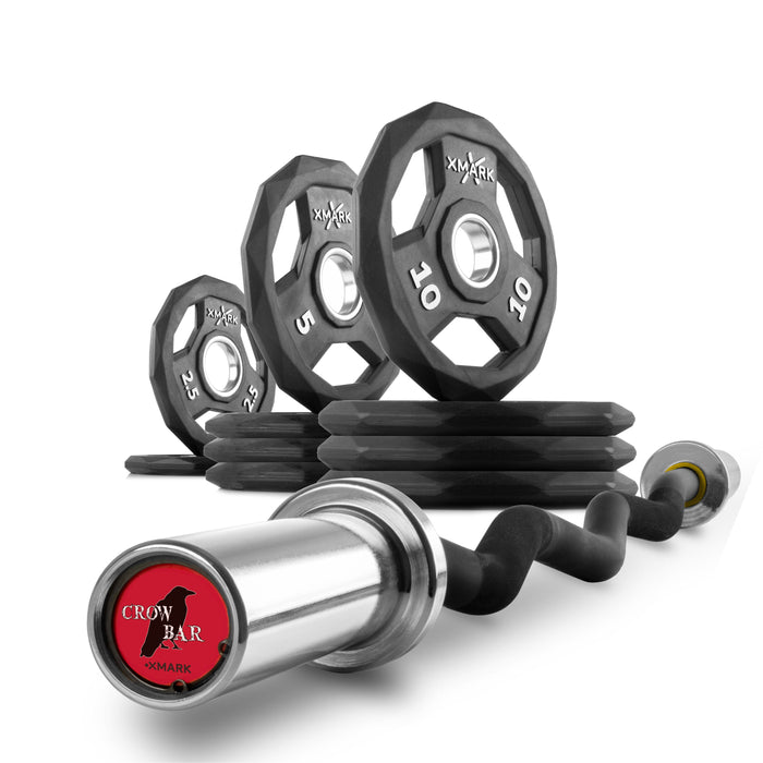 Juegos de discos olímpicos y barras para curl de bíceps Black Diamond®