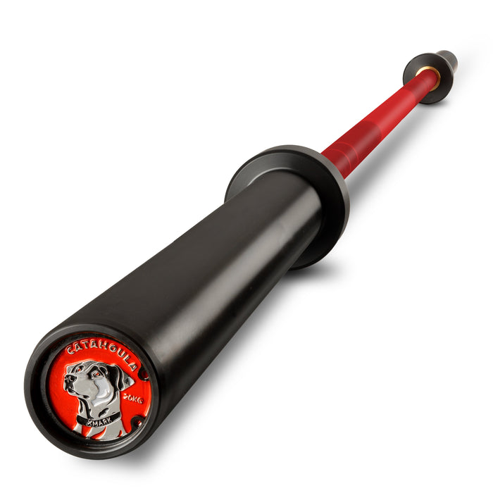 Barra de entrenamiento Catahoula IWF para hombre, 190 000 PSI, agarre de 28 mm, recubrimiento Cerakote estadounidense