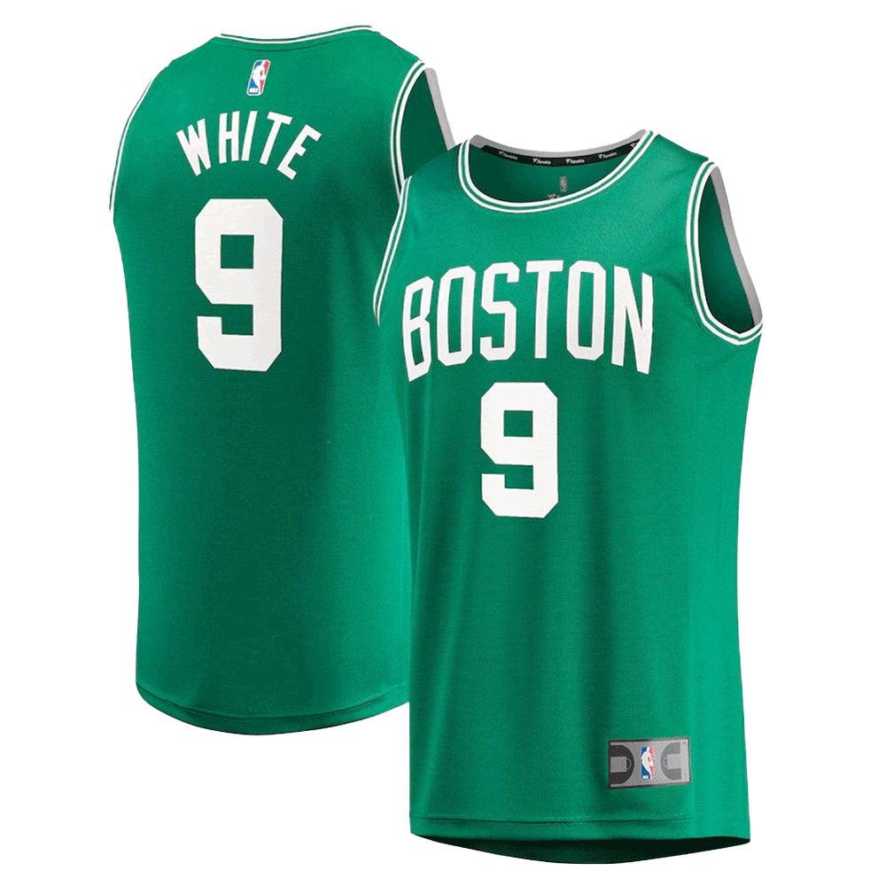 Derrick White Boston Celtics Fast Break Replica Jersey Green - Icon Edition