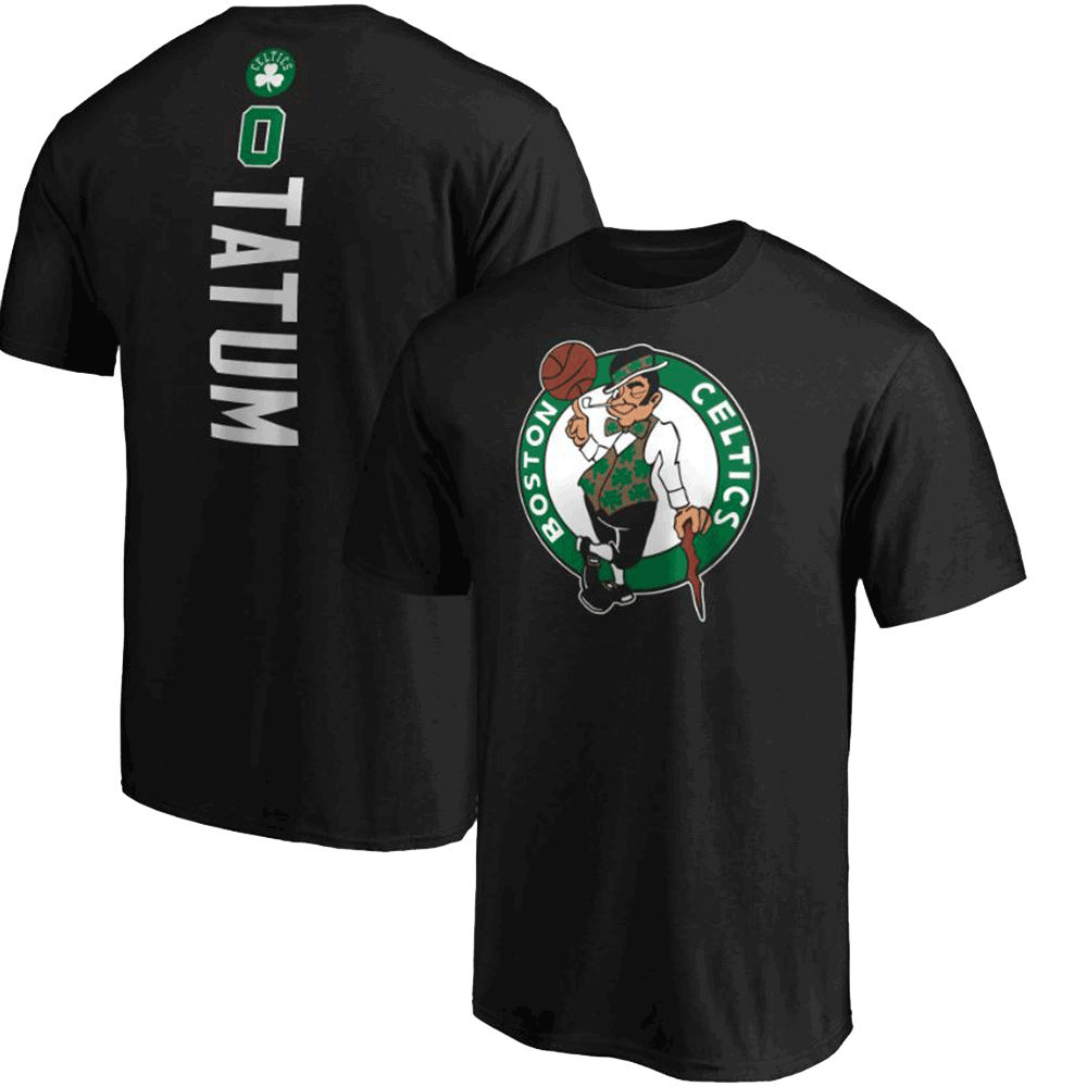 Jayson Tatum Boston Celtics Playmaker T-Shirt - Black
