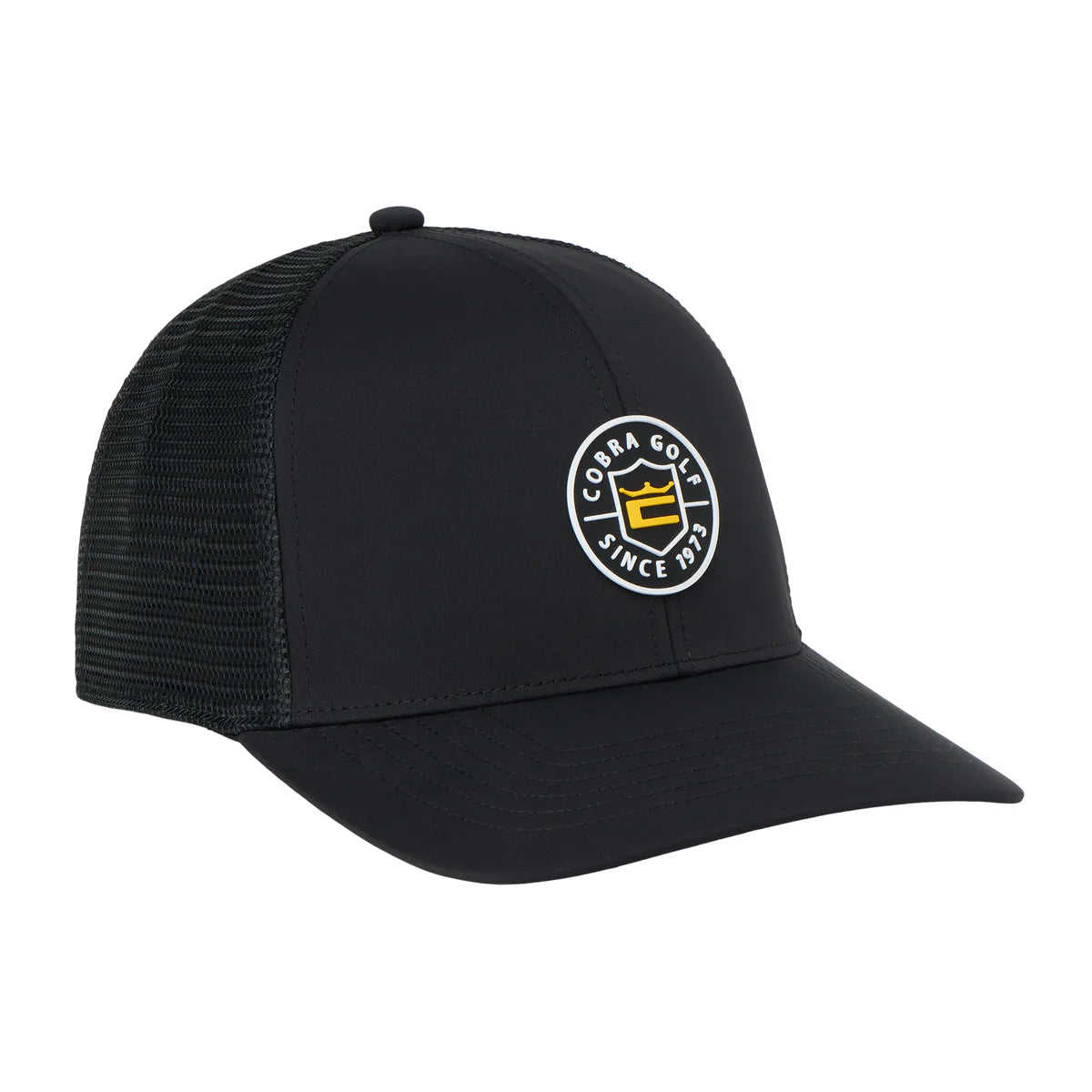 Cobra Golf Men's Shield Trucker Golf Cap black color.