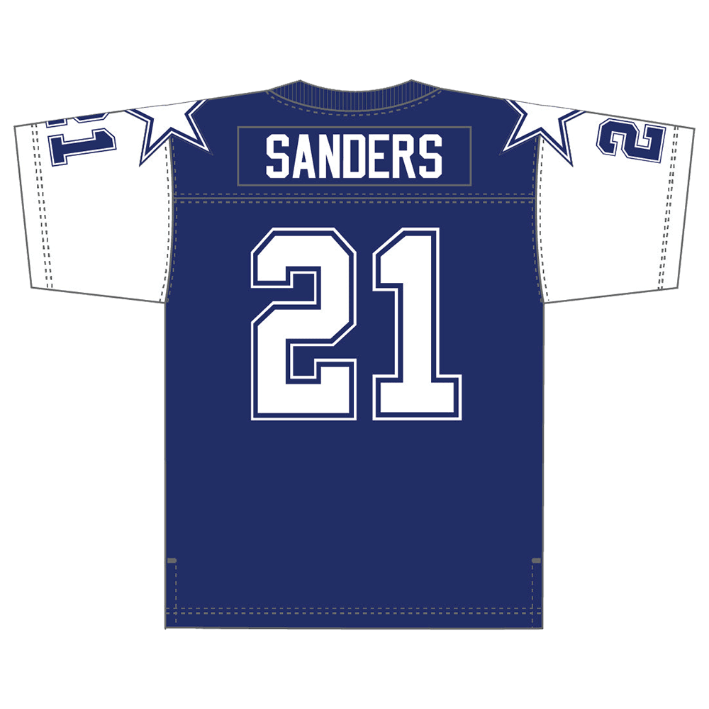 Deion Sanders Dallas Cowboys Mitchell & Ness 1995 Dark Jersey