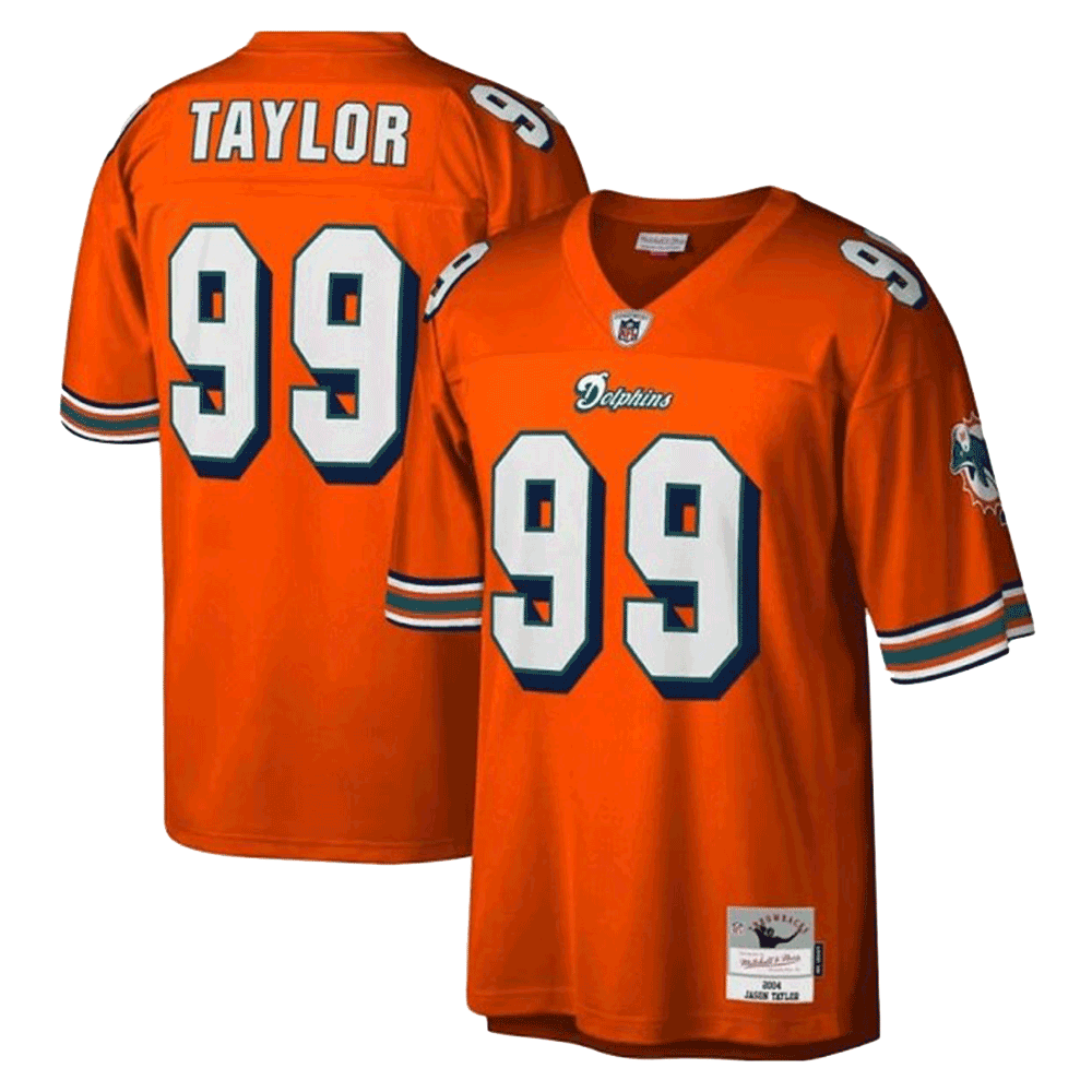 Jason Taylor Miami Dolphins Mitchell & Ness 2004 Legacy Jersey