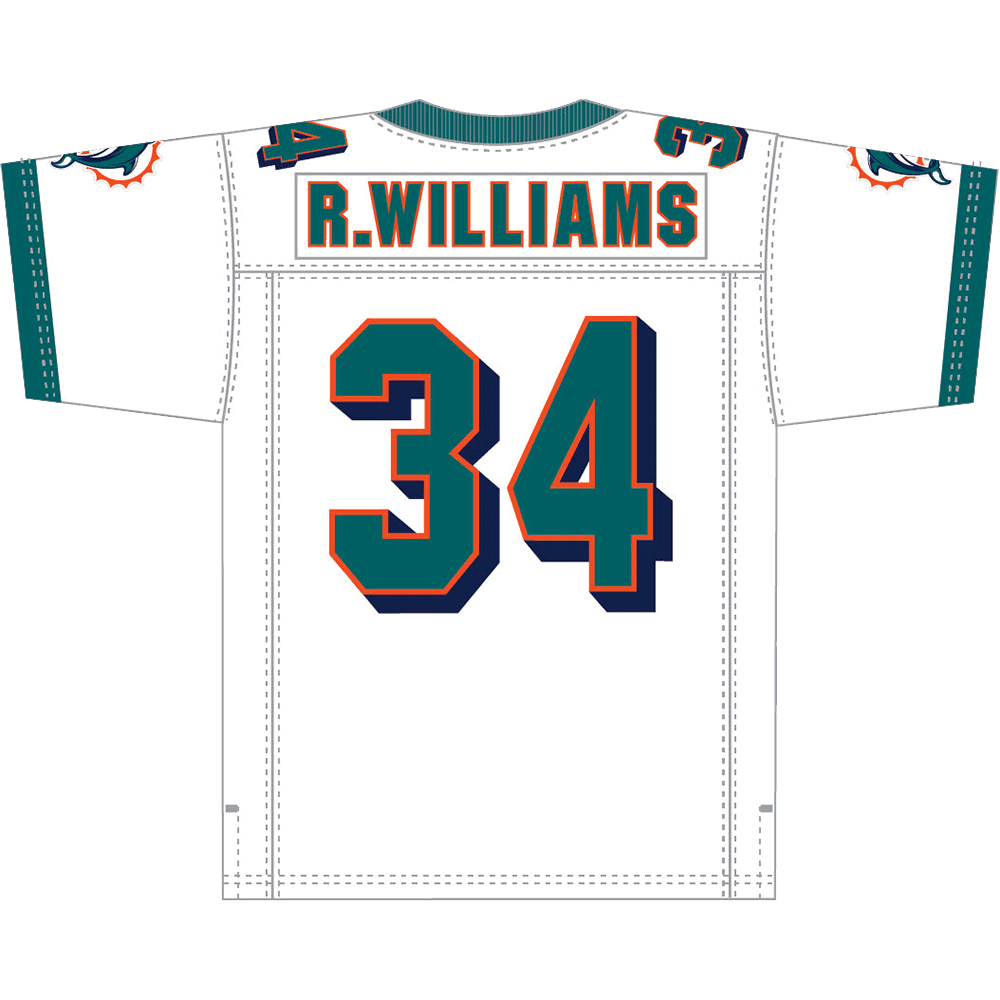 Ricky Williams Miami Dolphins Mitchell & Ness 2002 Legacy Jersey