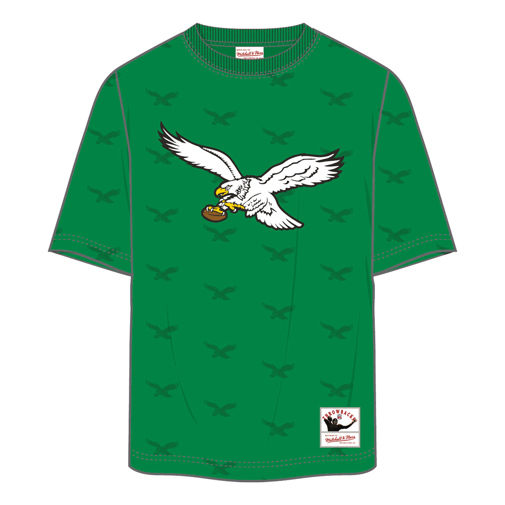 Philadelphia Eagles Mitchell & Ness All Over Print T-Shirt
