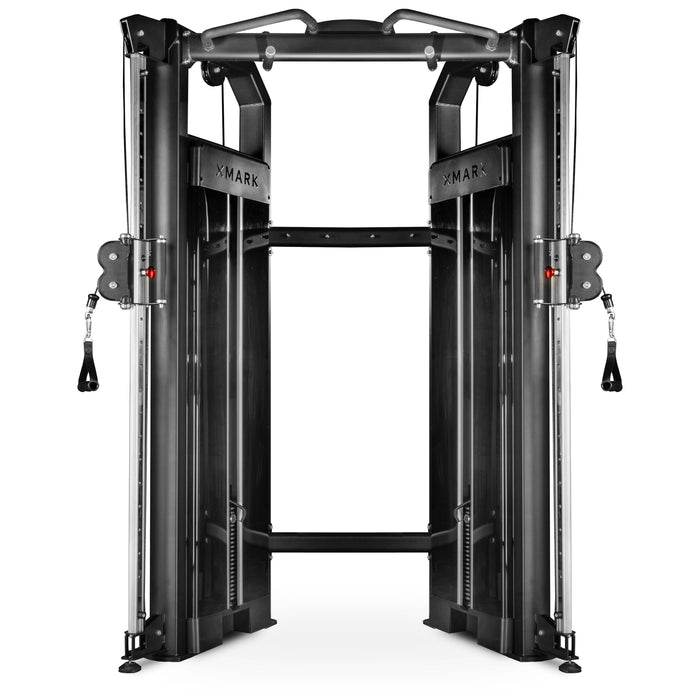 Máquina de entrenamiento funcional con dos torres de pesas de 230 lb.