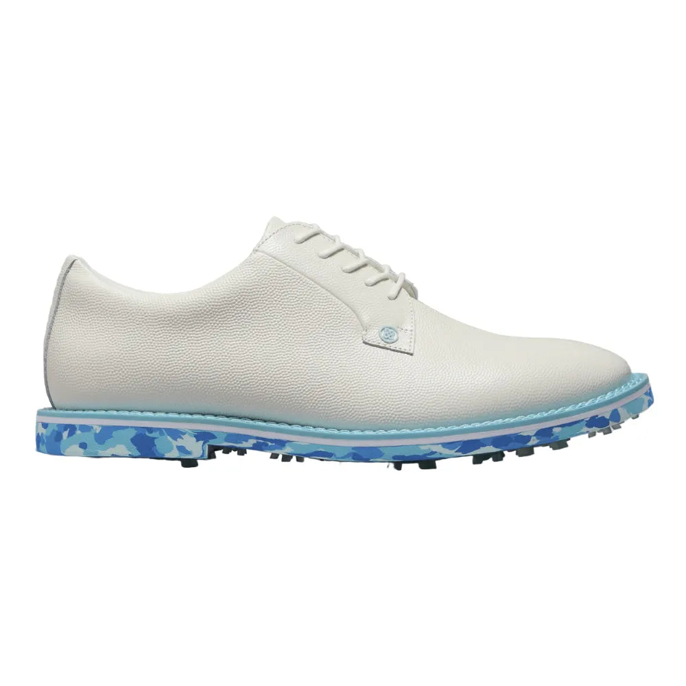 G/Fore Men's Gallivanter Camo Sole Leather Golf Shoe White Color