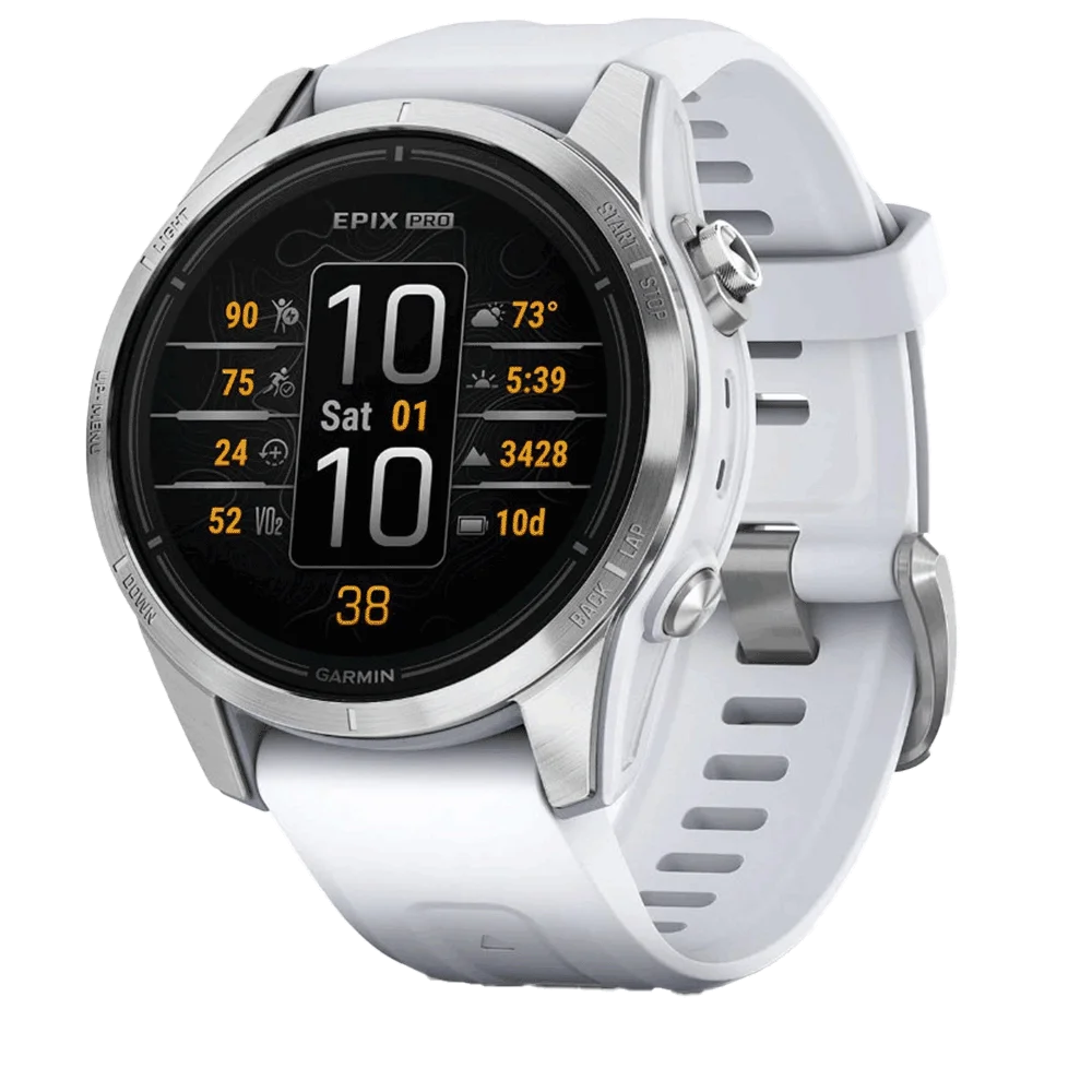 Garmin Fenix 7S Solar Whitestone – Midway Sports