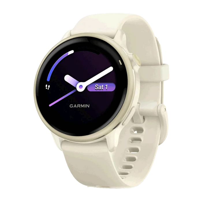 Garmin Vívoactive® 6 White color 3Quarter front view
