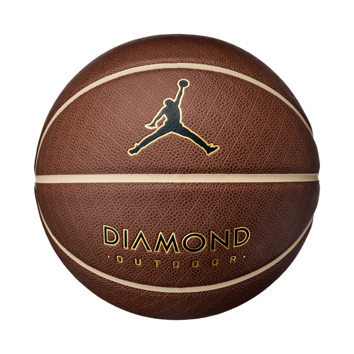 Jordan Diamond Outdoor 8p Basketball Brown color