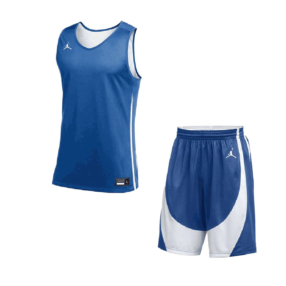 Jordan Men's Stock DF Practice Dish Set - Jersey and Short blue color