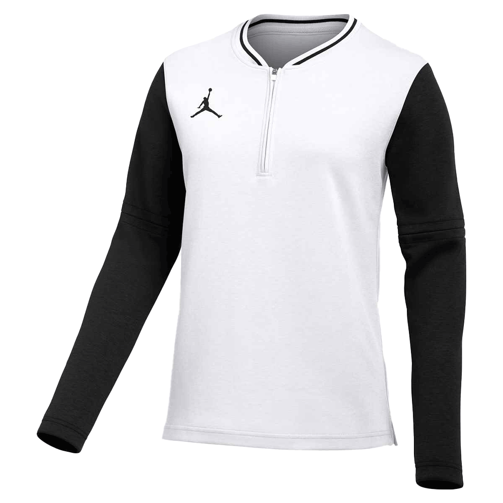 Camiseta de entrenador Jordan DF con media cremallera para mujer