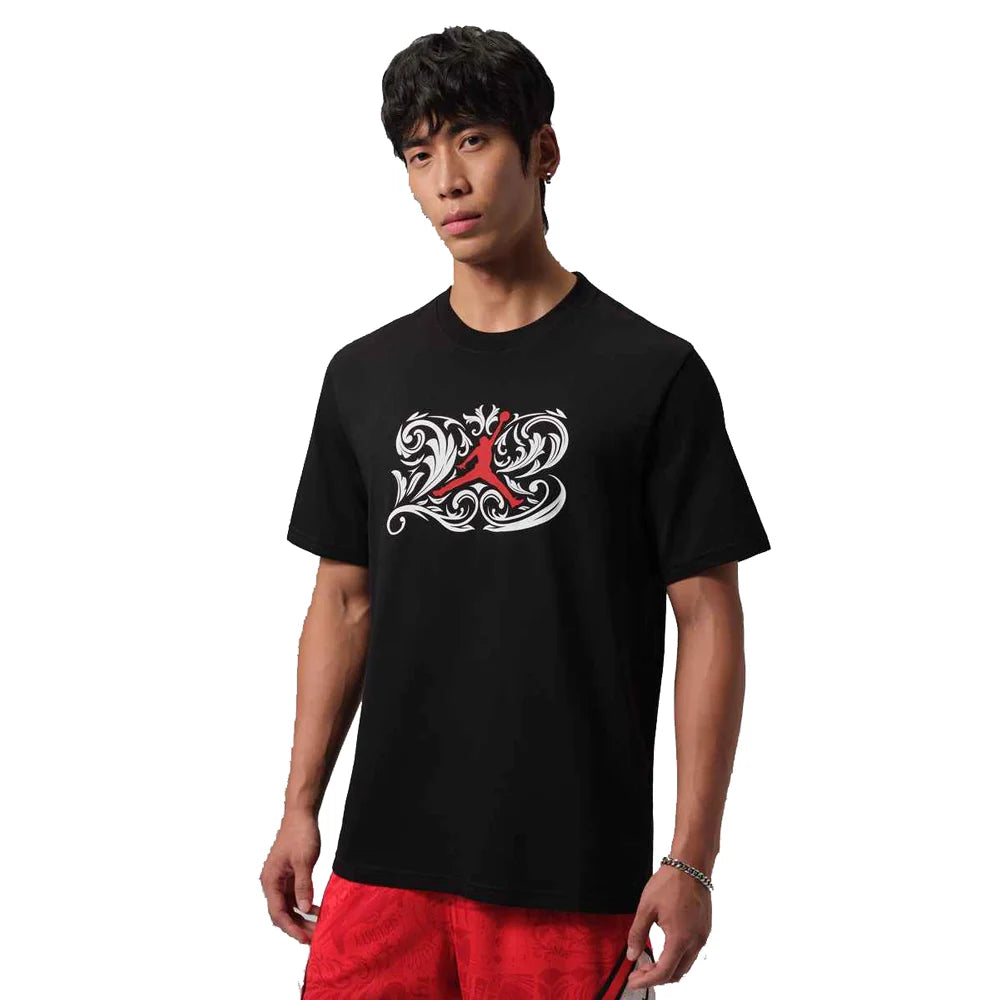 Jordan Men's Sport Dri-FIT Graphic T-Shirt Black Color
