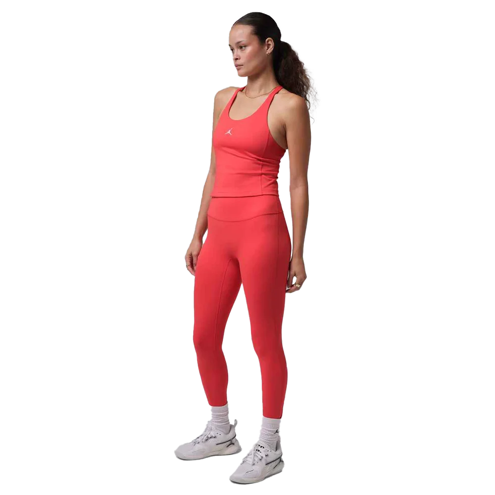 Jordan Women's Sport Dri-FIT High-Waisted Leggings Red Color