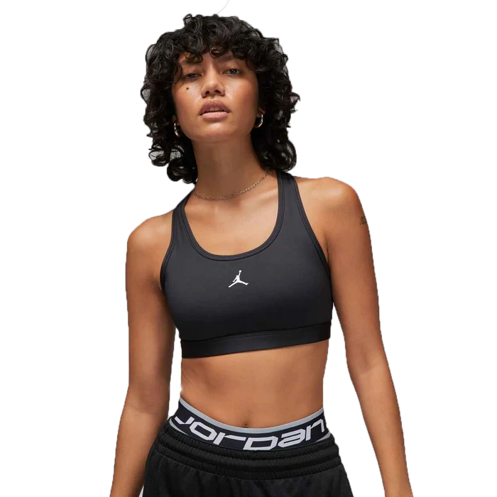 Jorden Sport Women's Medium-Support Padded Jumpman Bra black color