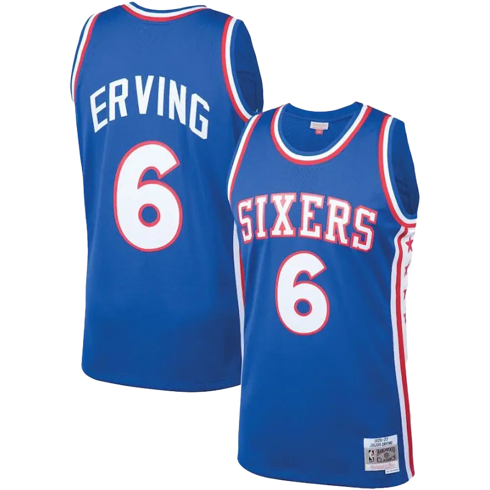 Maillot Julius Erving Philadelphia 76ers 1976-77 - Mitchell & Ness Swingman XL