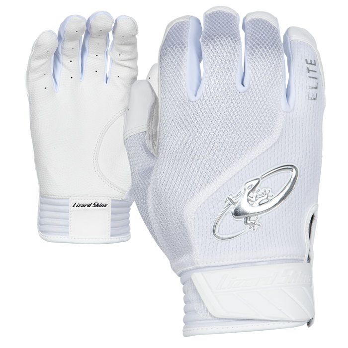 Guante de bateo Lizard Skins Komodo Elite V2 - Blanco diamante