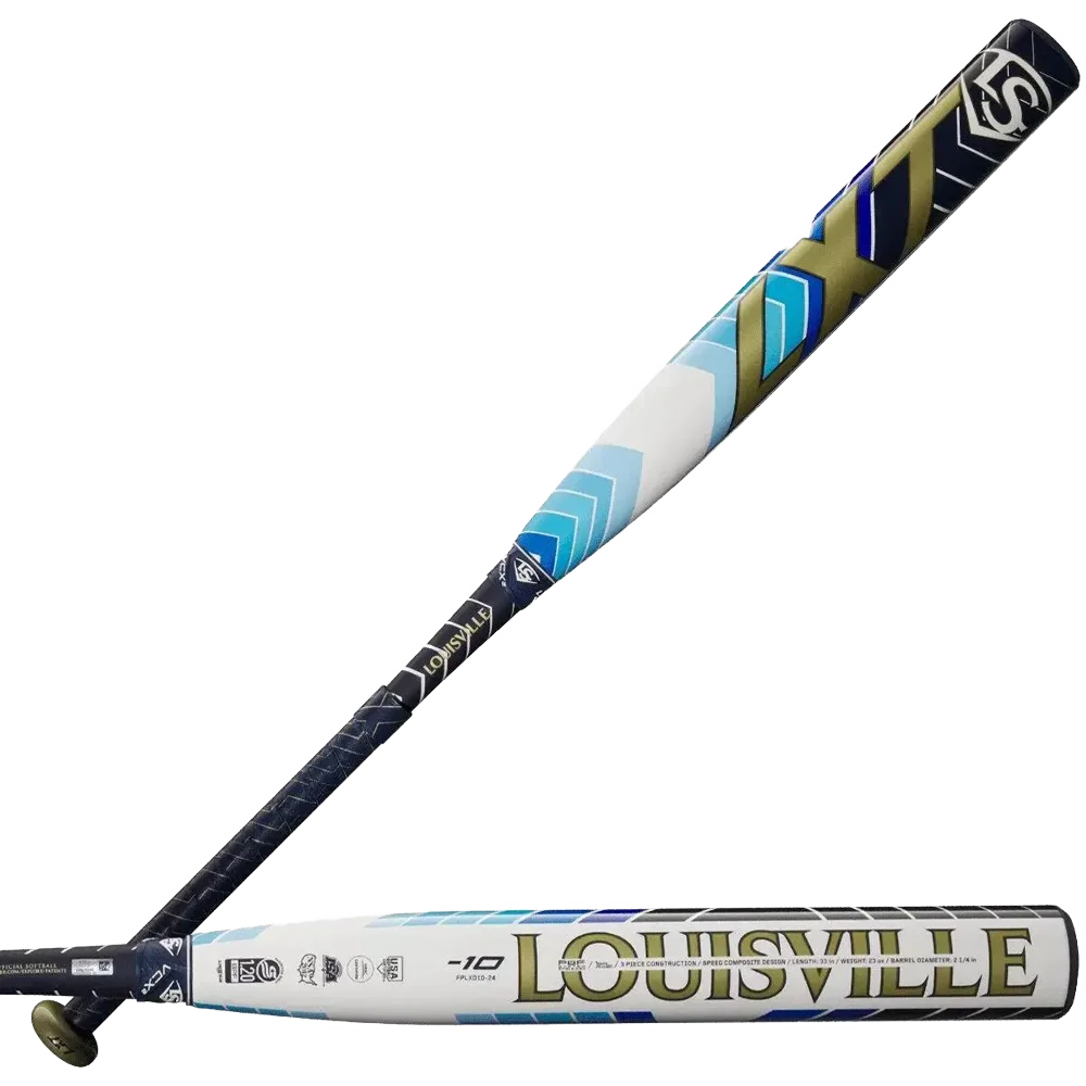 Louisville Slugger 2024 LXT Fastpitch Bats Blue color