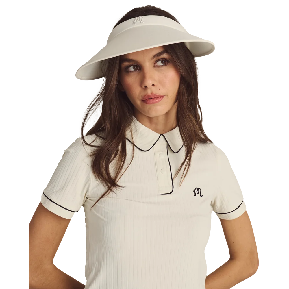 Malbon Women's Claire Visor White Color