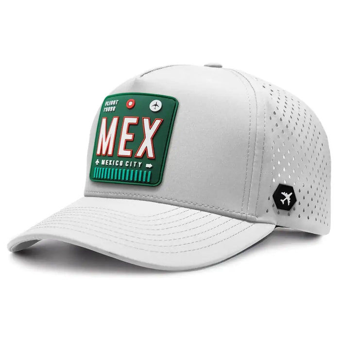 Mexico City Performance Hat White color 3Quuarter front view