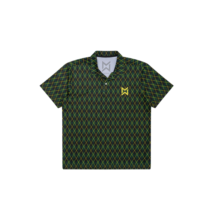 Midway Sports Men's "Iguana Greens" Argyle Golf Polo