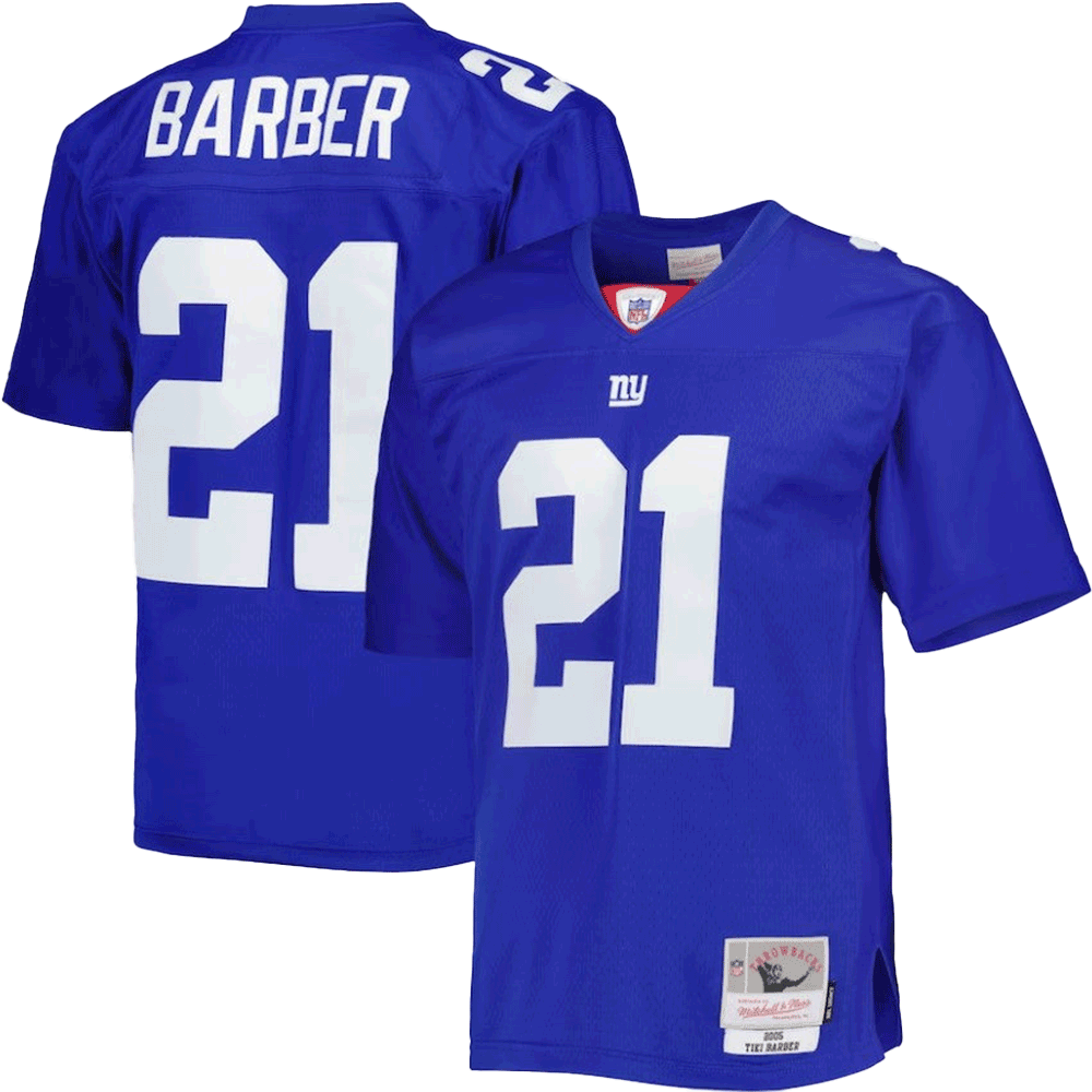 Tiki Barber New York Giants Mitchell & Ness 2005 Legacy Jersey