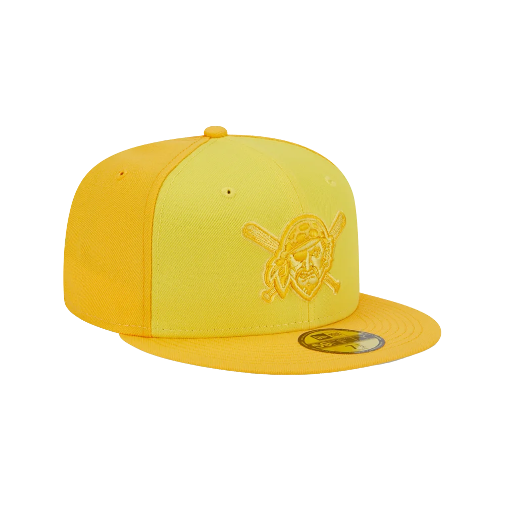 New Era 59FIFTY Pittsburgh Pirates Yellow Tri Tone Team Fitted Hat