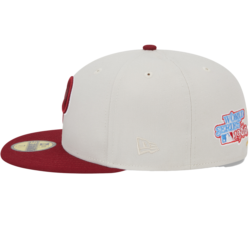 New Era Philadelphia Phillies New Era World Class Back Patch 59FIFTY Fitted Hat