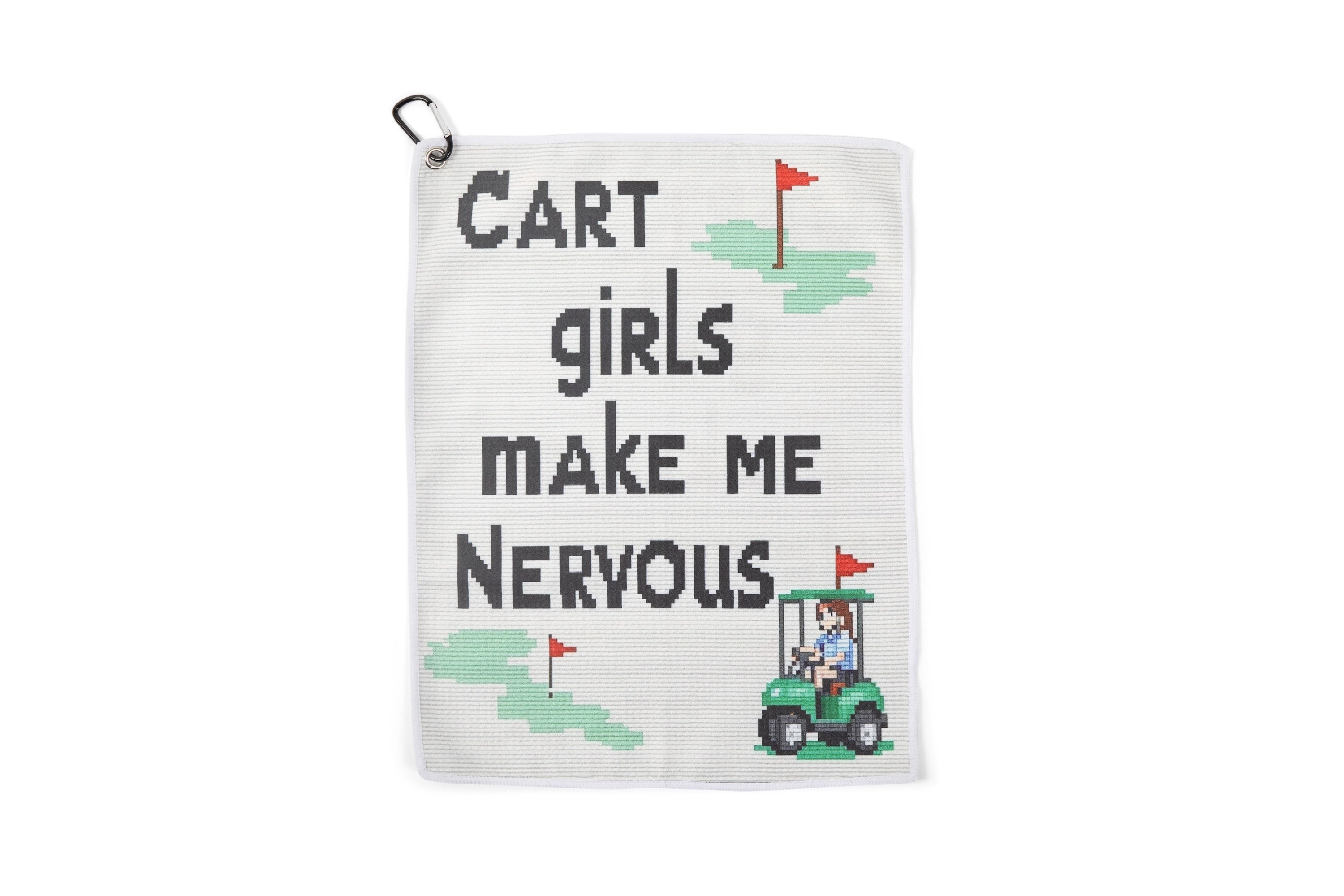 Toalla de golf Cart Girls Make Me Nervous