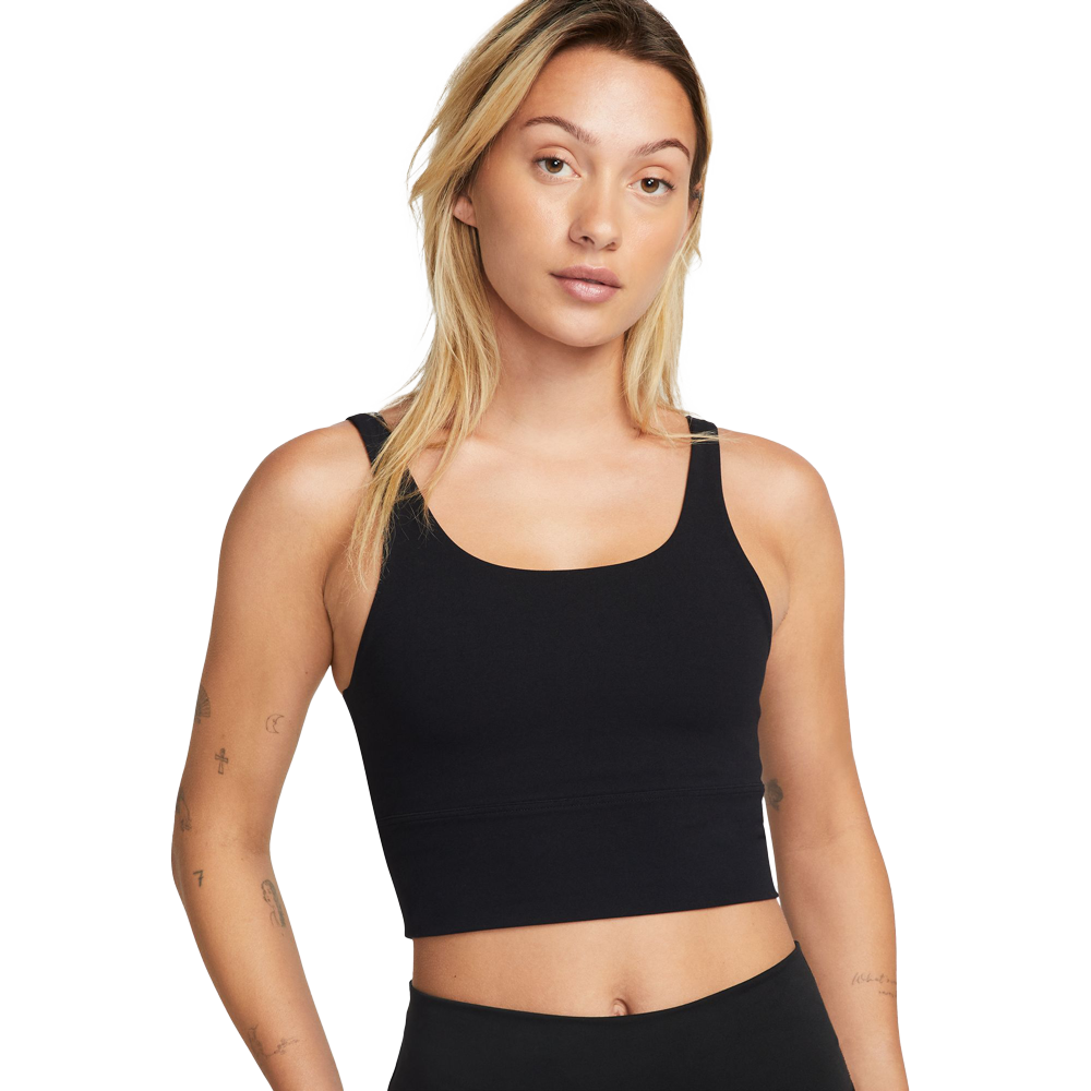 Sujetador deportivo Nike Alate Solo de corte largo, sin relleno y con sujeción ligera para mujer