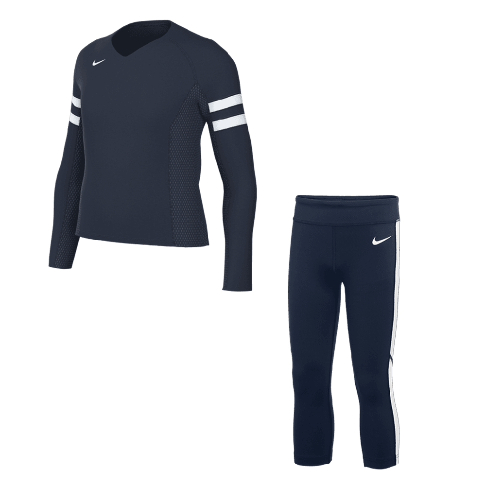 Nike Youth Girl's Club Stock Ace Set - Jersey and Capri