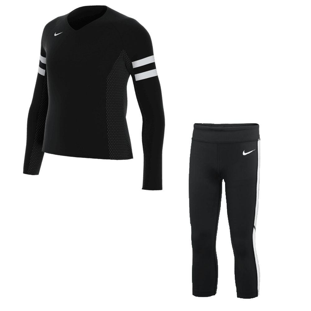 Conjunto Nike Club Stock Ace para niña - Camiseta y pantalón capri