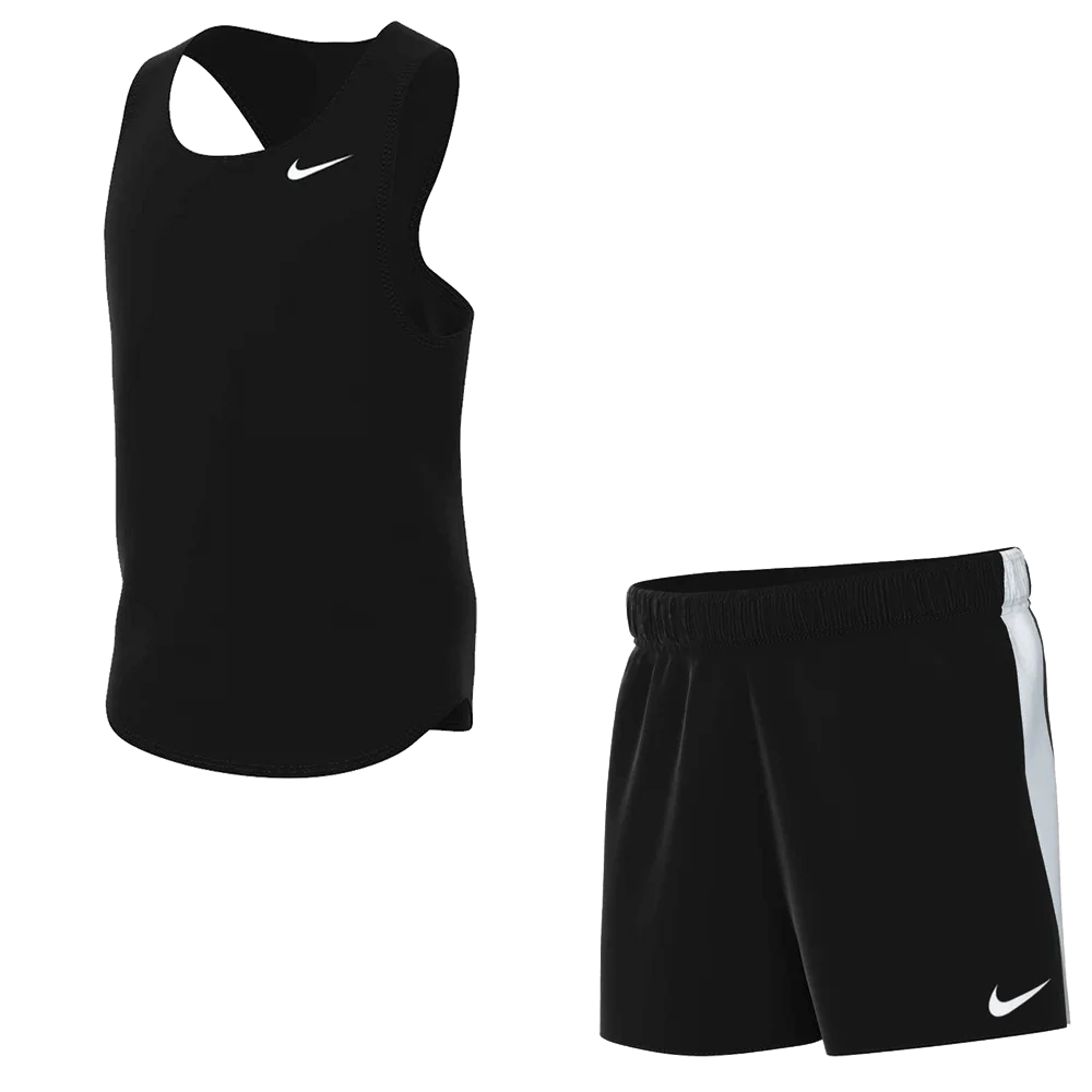 Nike Kids Dri-Fit Stock Fast Set - Singlet and Shorts black color